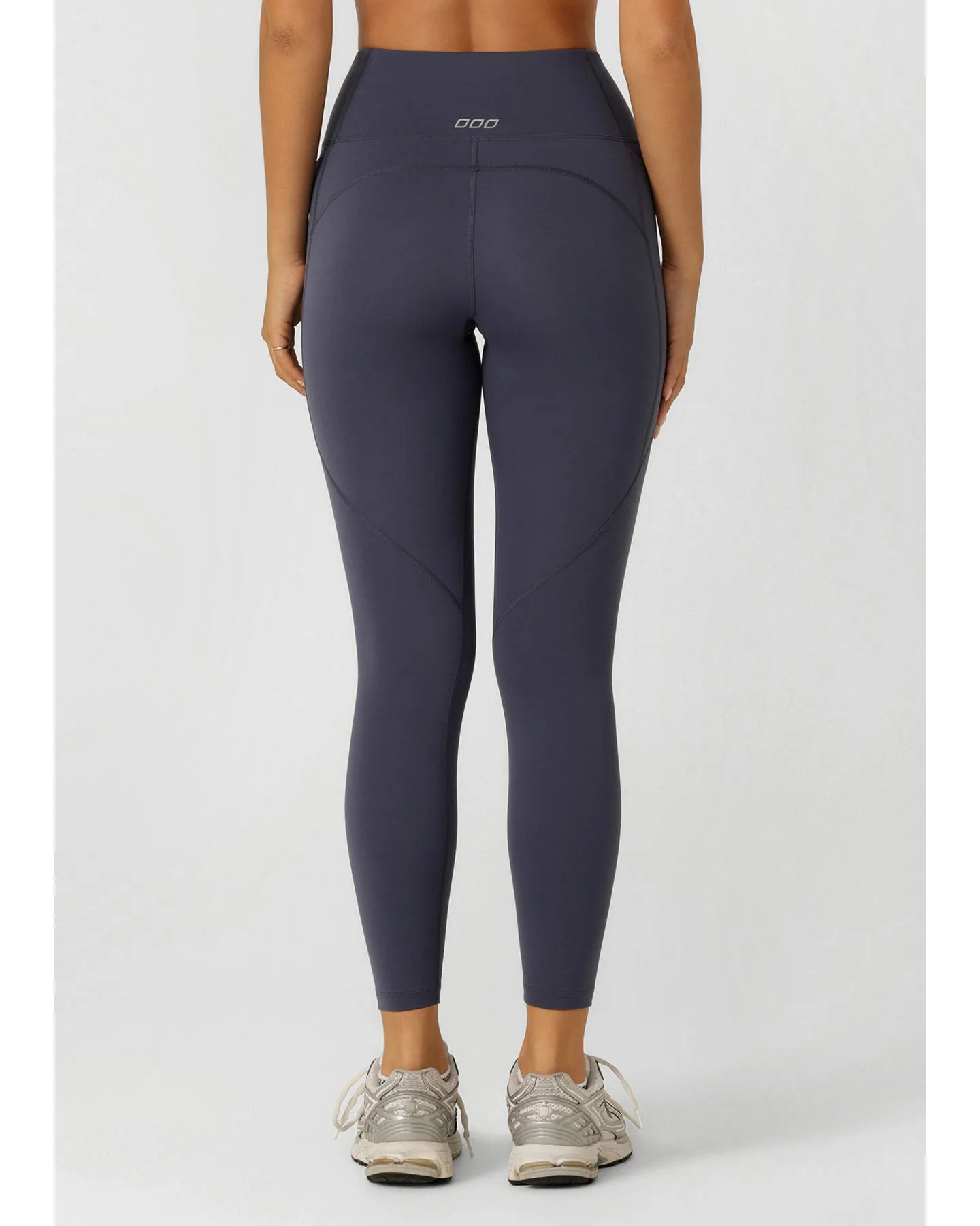 Lorna Jane Amy No Ride Phone Pocket Ankle Biter Tech Leggings - Ash Blue