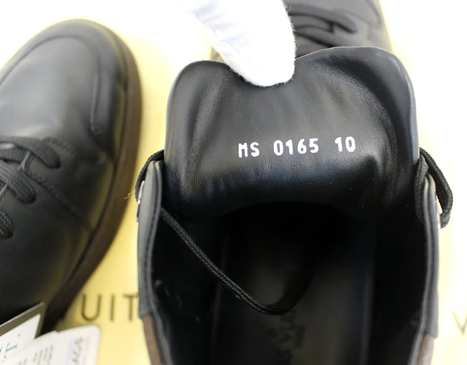 LOUIS VUITTON Monogram Line up Sneakers Size 10