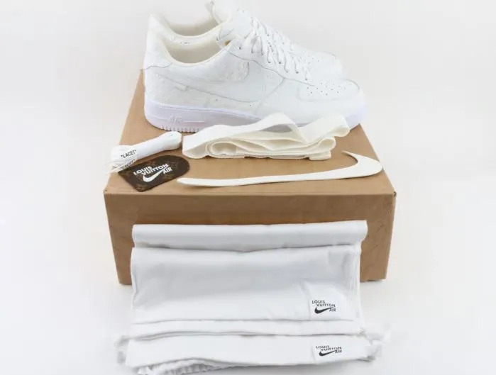 Louis Vuitton X Nike: Air Force 1 Monogram - A Symphony of Luxury & Streetwear