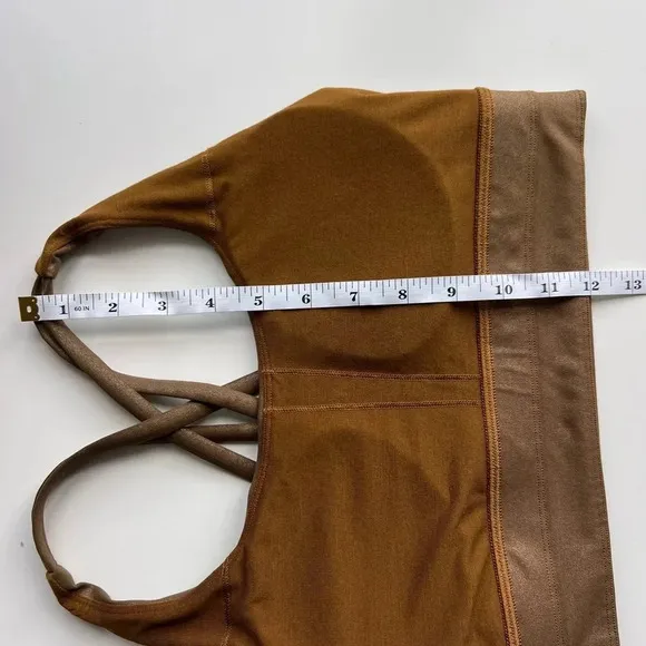 Lululemon Energy Bra Long Line Shine Size 8