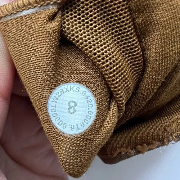 Lululemon Energy Bra Long Line Shine Size 8