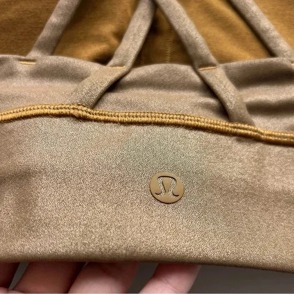 Lululemon Energy Bra Long Line Shine Size 8