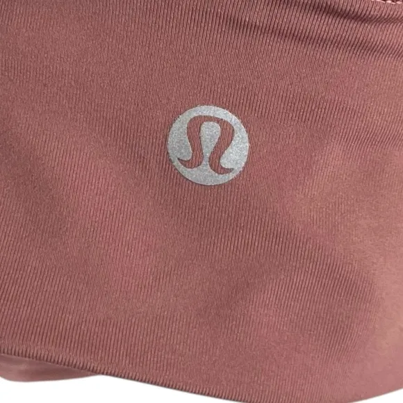 Lululemon Free To Be Moved Bra Size 4 Red Dust