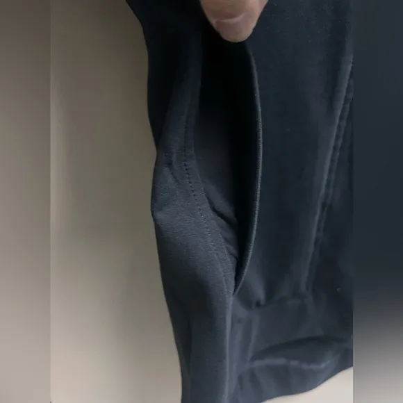 LULULEMON Women’s Navy Belle Wrap Asymmetrical French Terry Jacket size 2