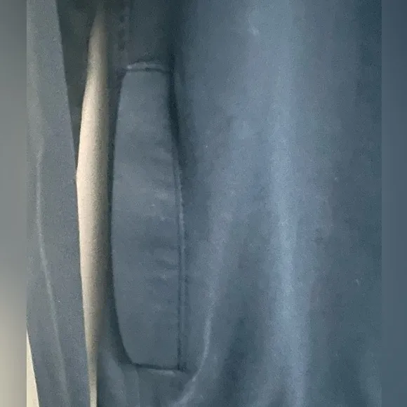 LULULEMON Women’s Navy Belle Wrap Asymmetrical French Terry Jacket size 2