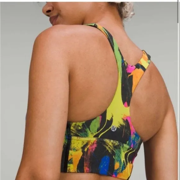 Lululemon Wunder Train Longline Bra Medium Support C/D Cup Size 8