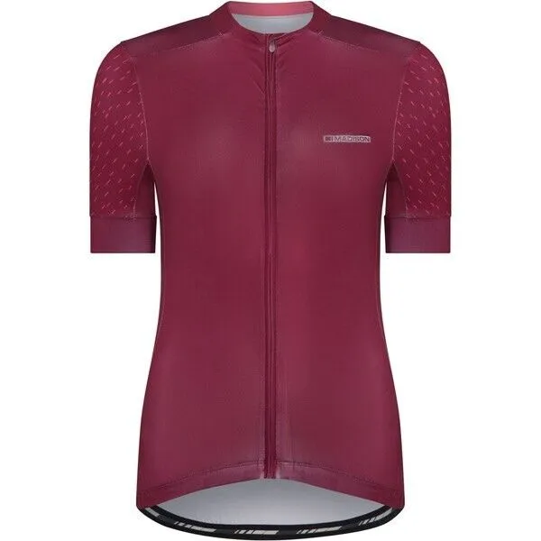 Madison Sportive Women's Short Sleeve Cycling Jersey - Size 8 - Classy Burgundy