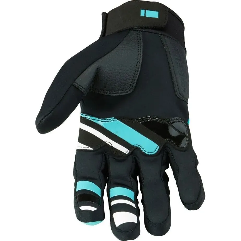 Madison Sprint Men's Softshell Cycling Gloves - Small - Blue Curaco Blocks