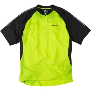 Madison Stellar Men's Short Sleeve Cycling Jersey - Hi Viz Yellow / Phantom