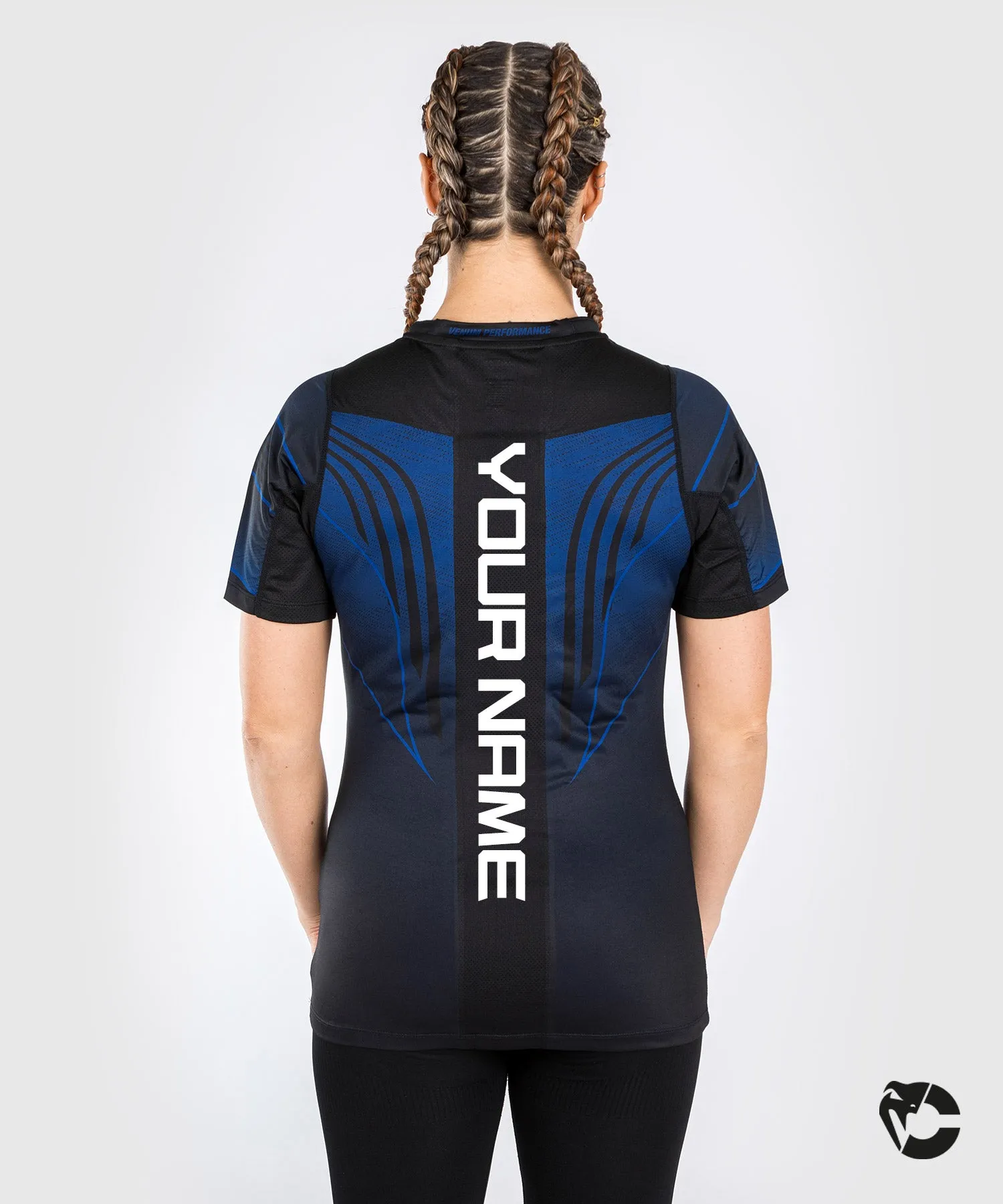 Maglia Walkout da donna UFC Venum personalizzata Authentic Fight Night 2.0 - Midnight Edition
