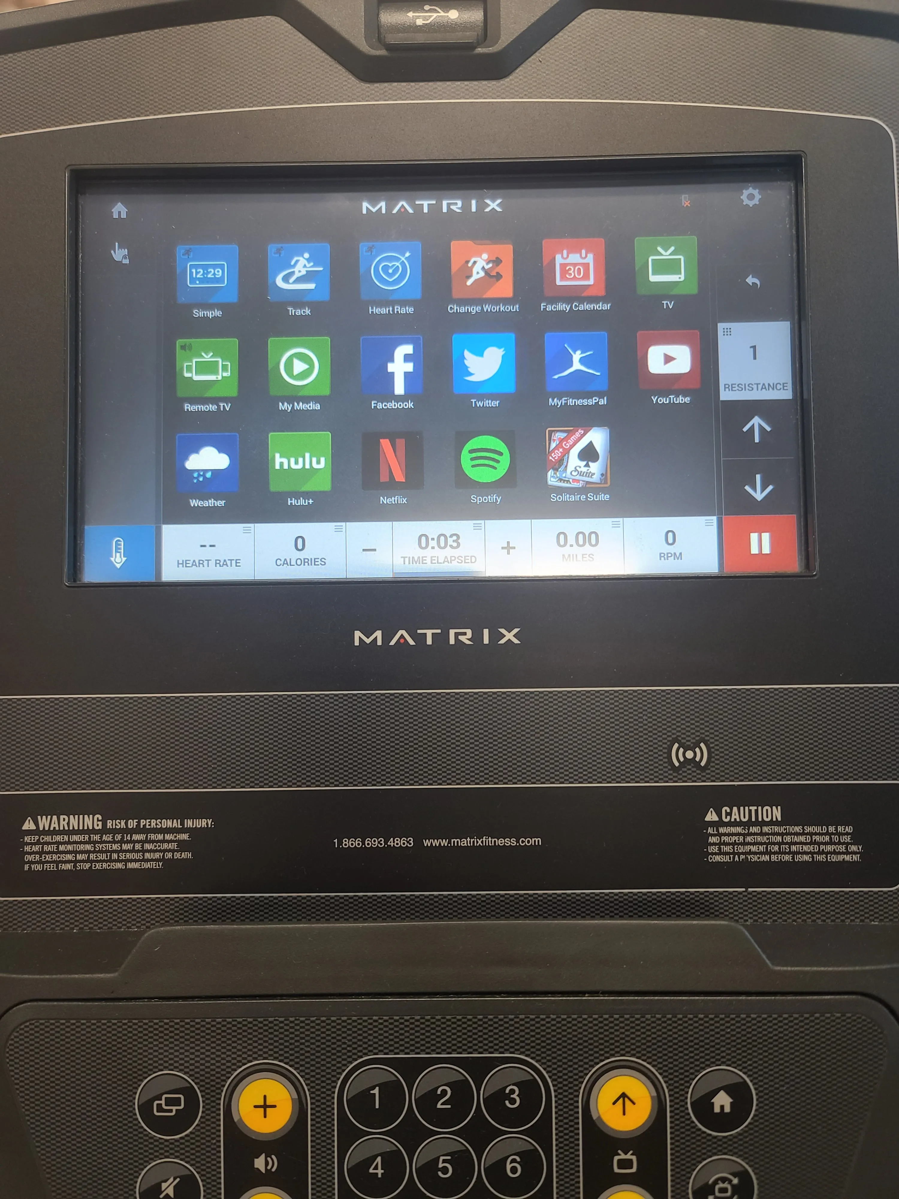 Matrix T7XE Treadmill w/Integrated Touchscreen Display