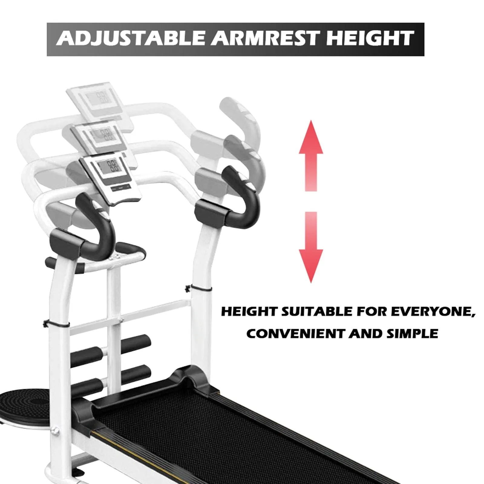 Mechanical Treadmill Household Model Walker Multi-functional Folding