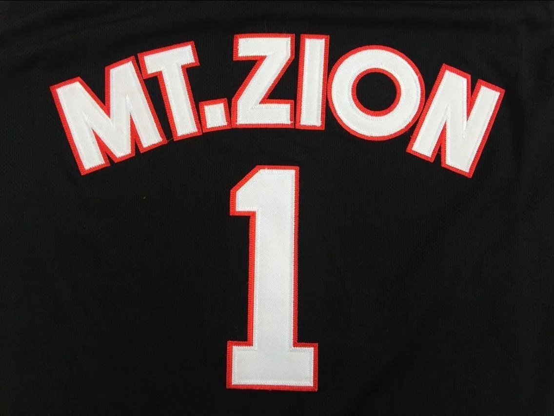 Men 1 Tracy McGrady Jersey Black Mount Zion Christian Academy Throwback