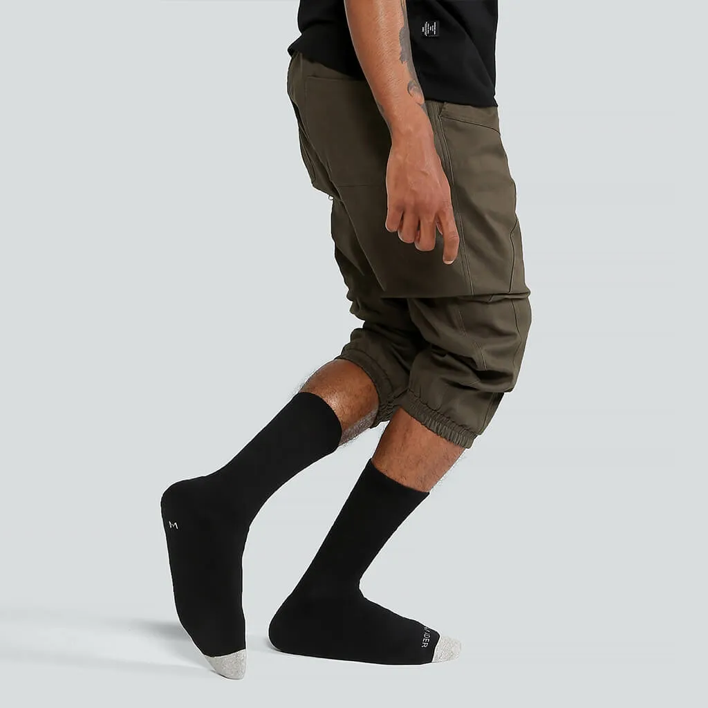 MEN'S CUSHION CREW SOCKS 6PACK