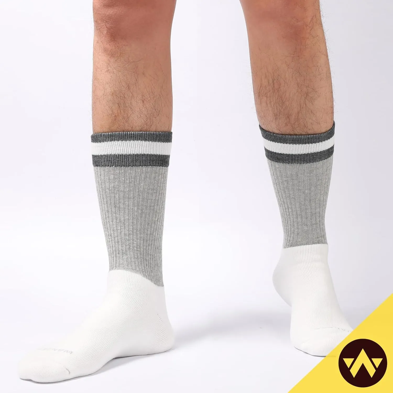 MEN'S CUSHION CREW SOCKS 6PACK