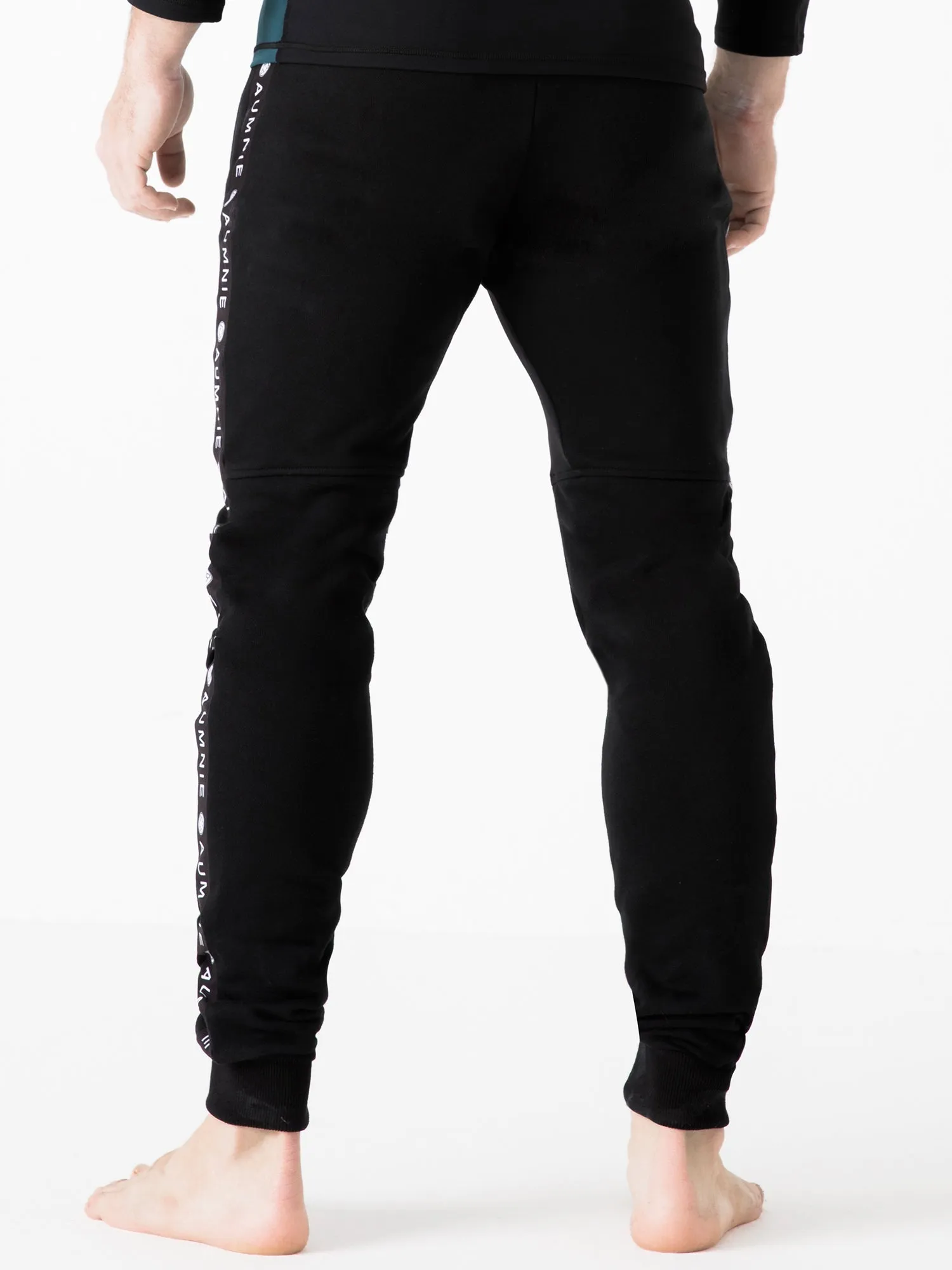 MEN'S LOGO PANTS,BLACK