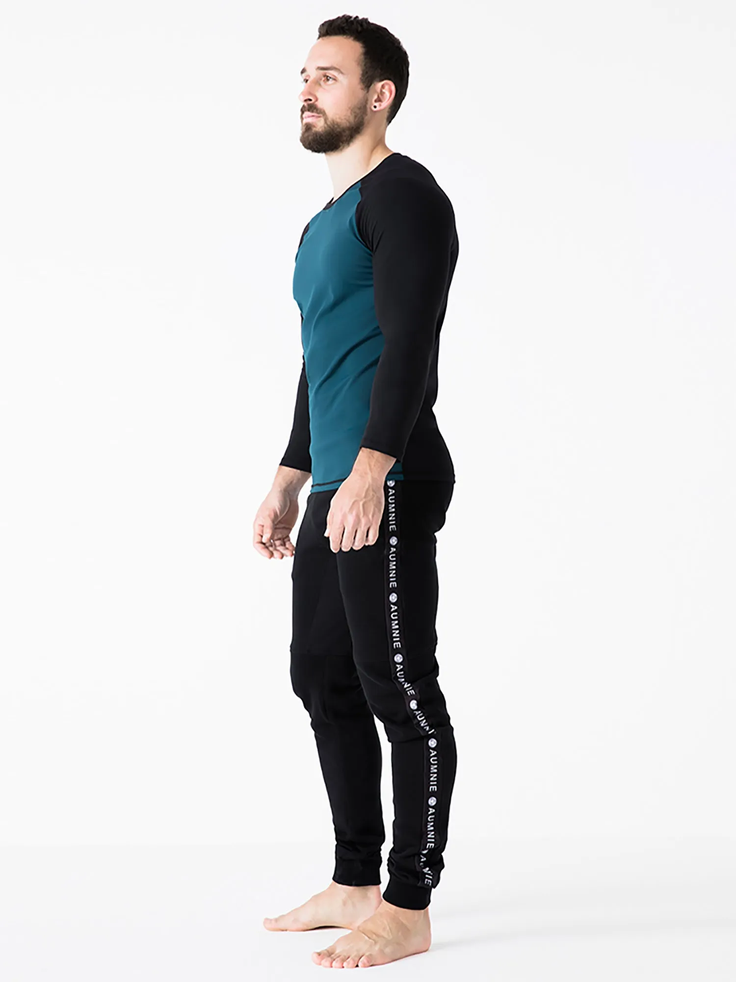 MEN'S LOGO PANTS,BLACK