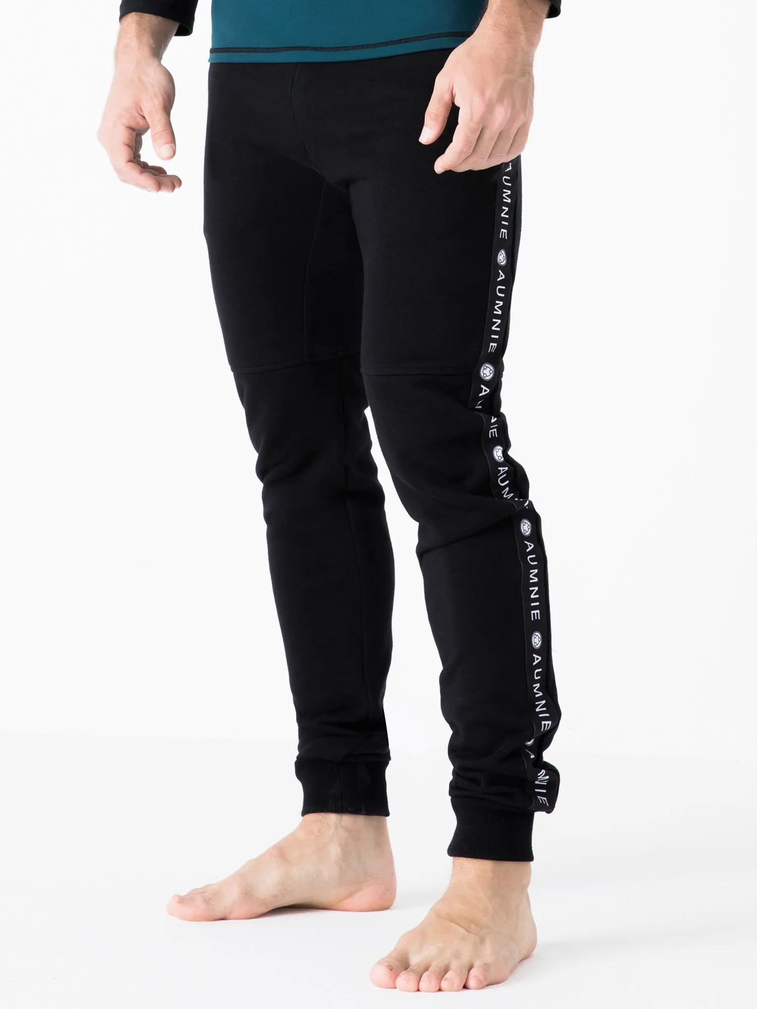 MEN'S LOGO PANTS,BLACK