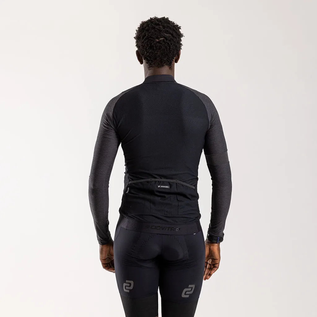 Men's Opera Long Sleeve Jersey (Charcoal)
