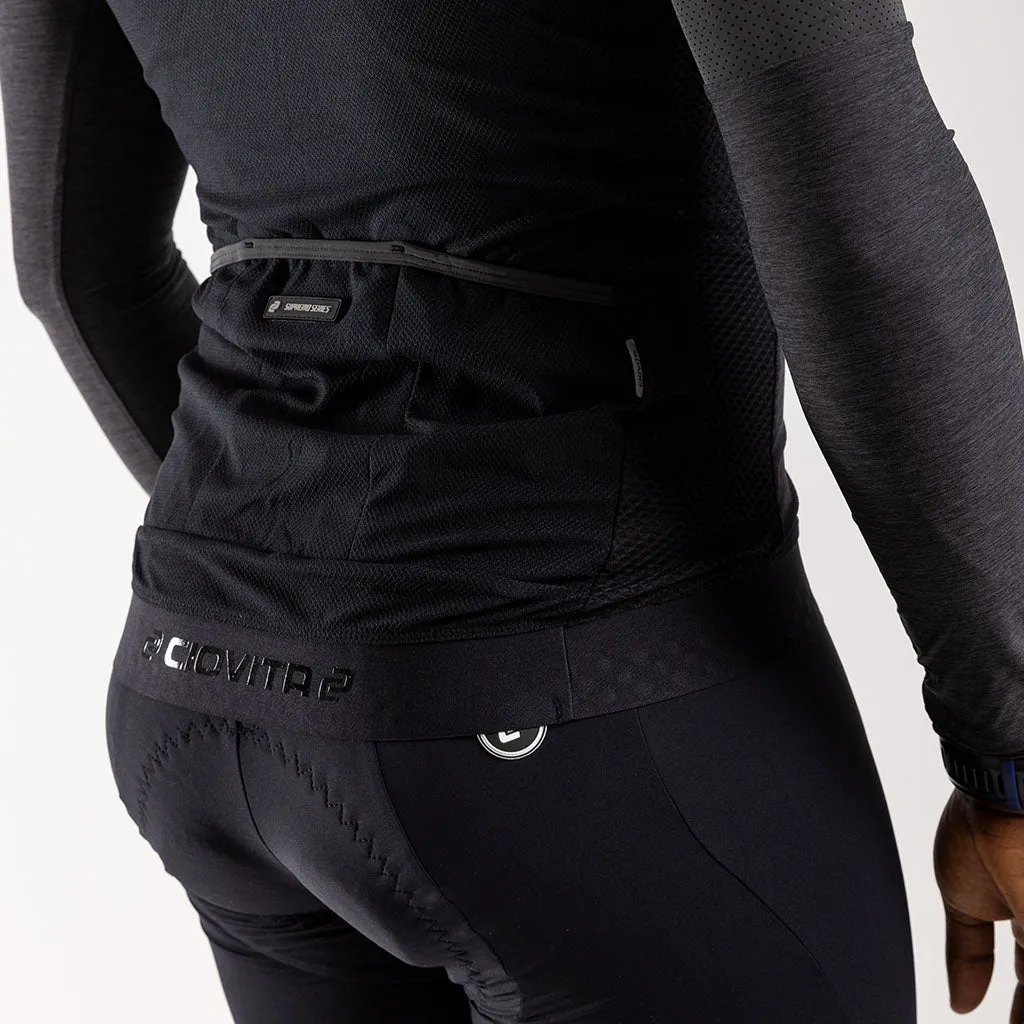 Men's Opera Long Sleeve Jersey (Charcoal)