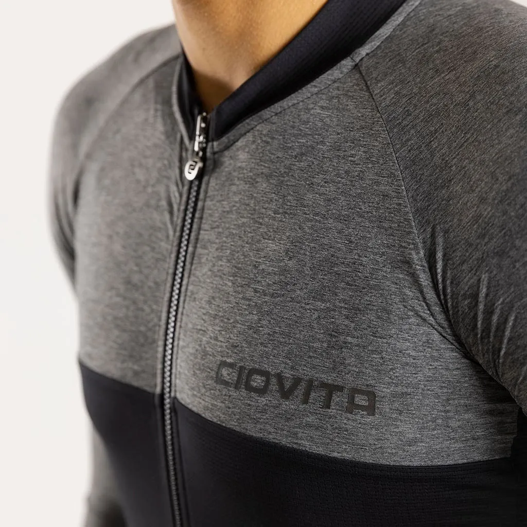 Men's Opera Long Sleeve Jersey (Grey)