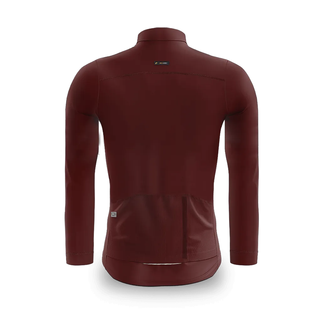 Men's Pecora Long Sleeve Merino Jersey (Bloodstone)