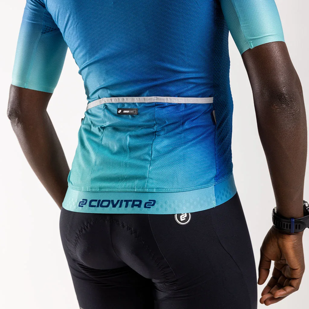 Men's Punto Corsa Race Fit 2.0 Jersey (Teal)