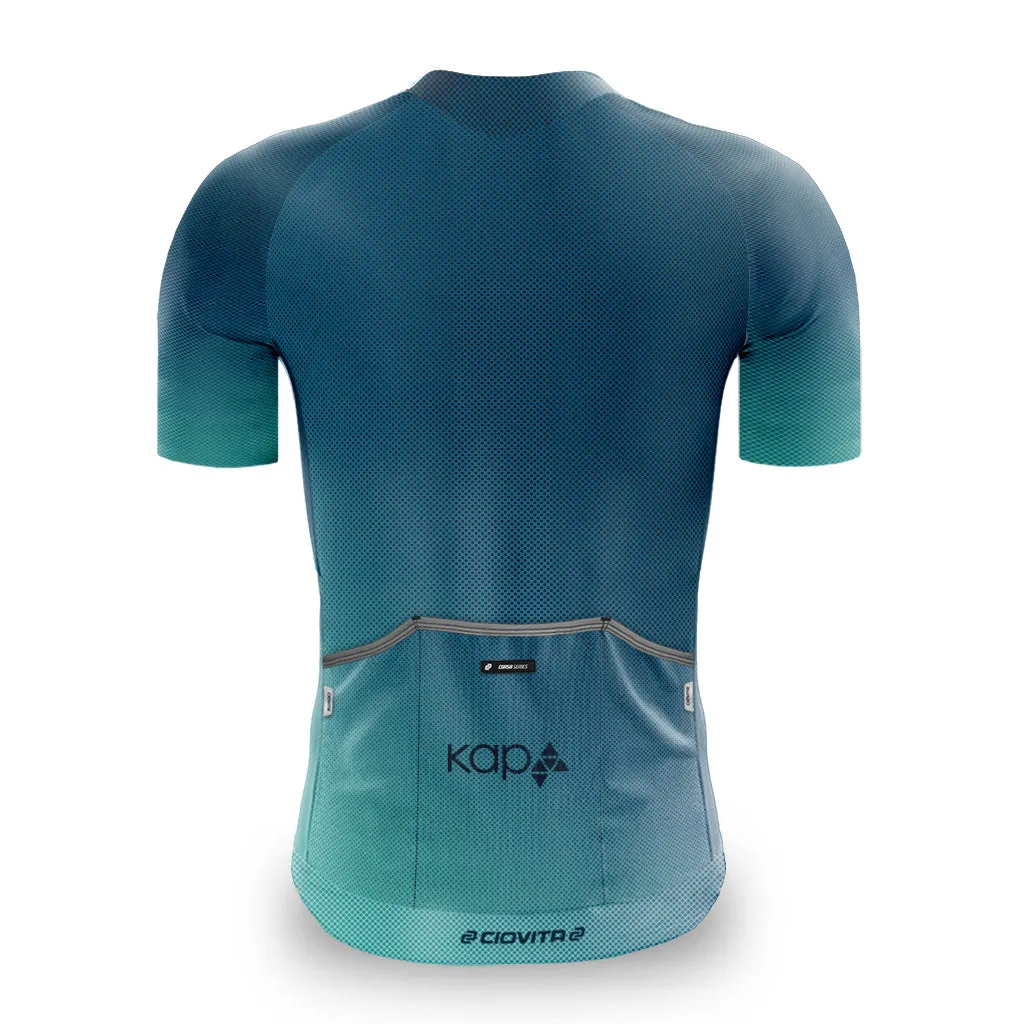 Men's Sani2c 2024 Punto Corsa Race Fit Jersey (Teal)