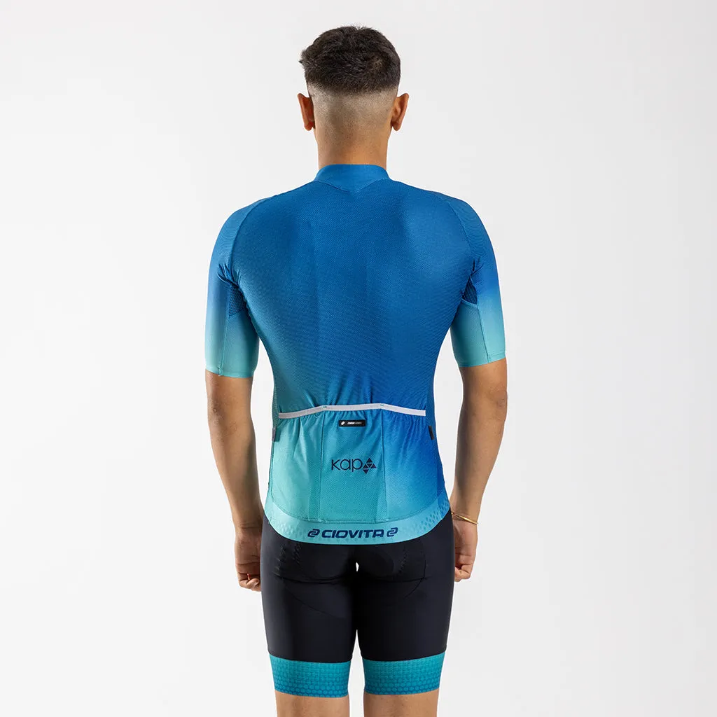 Men's Sani2c 2024 Punto Corsa Race Fit Jersey (Teal)