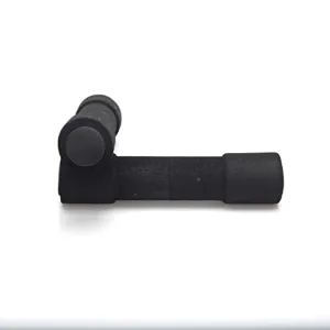 Mind Reader Soft Hand Indoor Outdoor Workout, Rubber Dumbbells, Home Fitness Free Weights, 1.1 lbs, Set of 2, 1.1 Pounds, Black