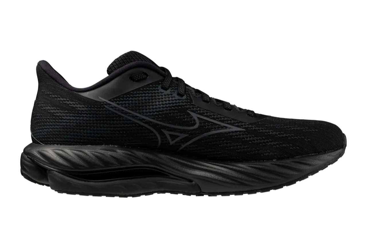 Mizuno Wave Inspire 21 (D Width) - Black/Metallic Grey (Womens)