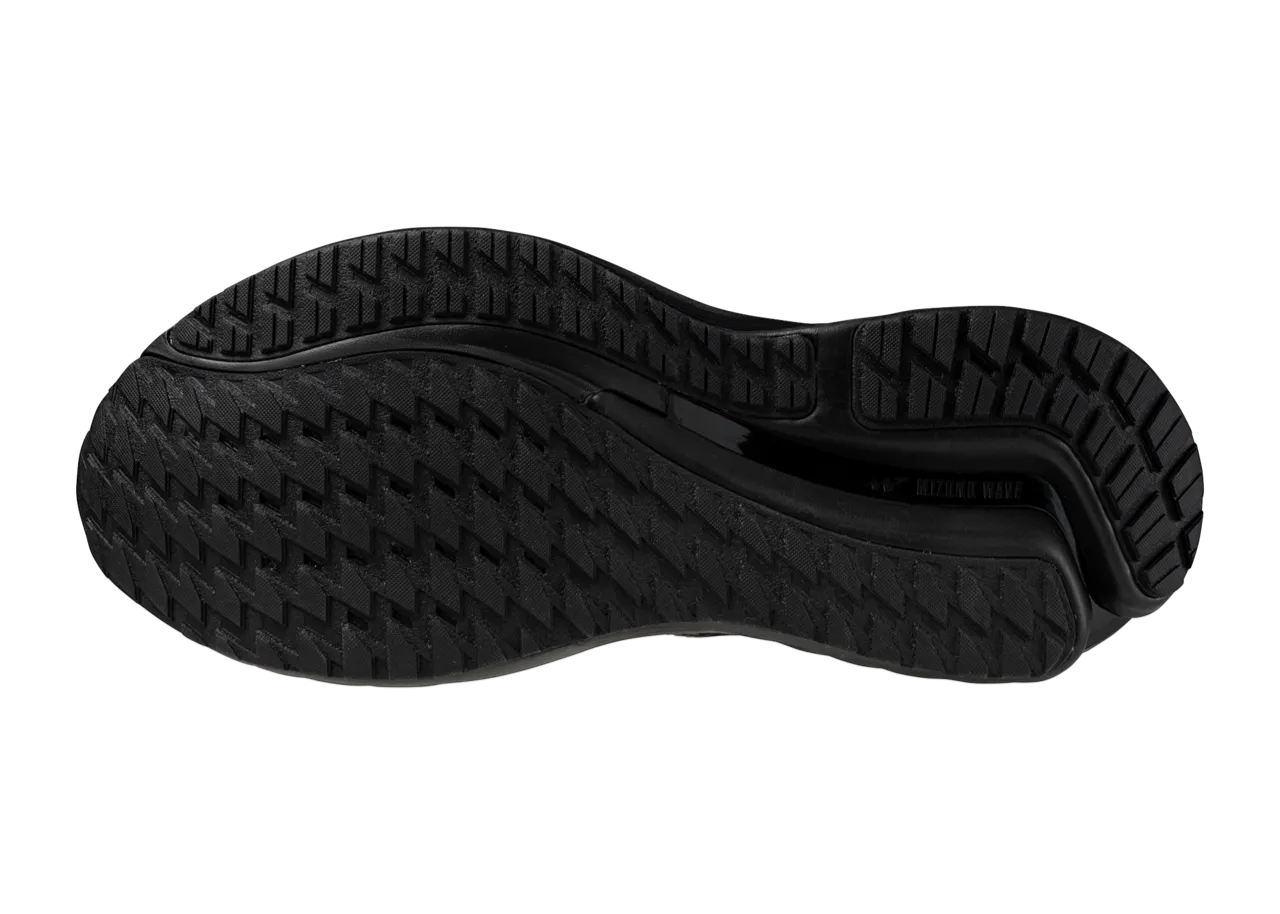 Mizuno Wave Inspire 21 (D Width) - Black/Metallic Grey (Womens)