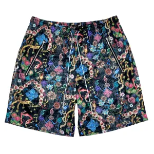 Modern Persian Mesh Short - Aged Black