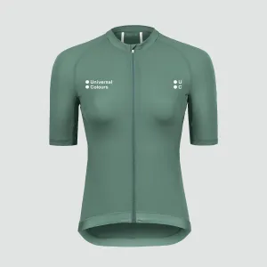Mono Womens Short Sleeve Jersey - Green Daze