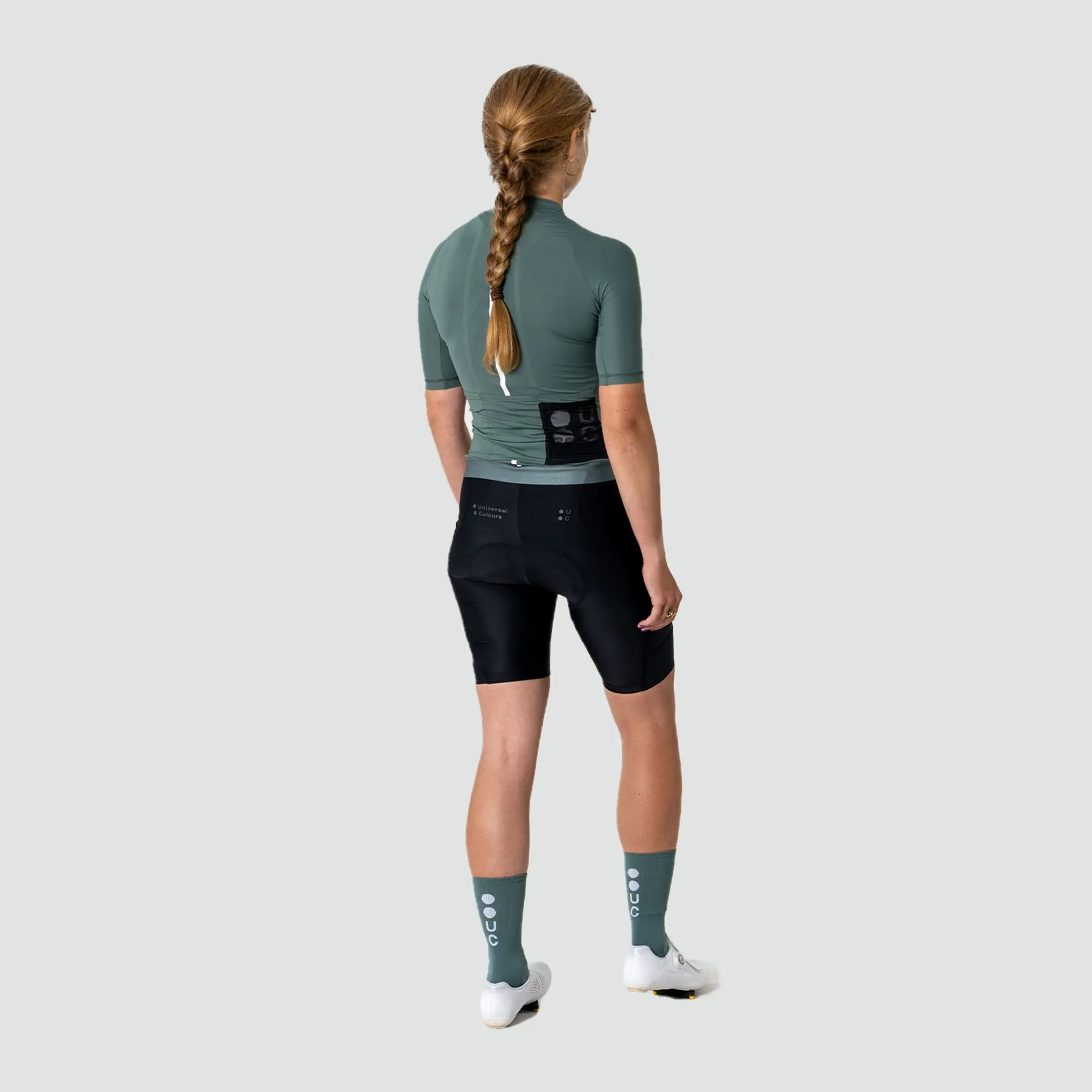 Mono Womens Short Sleeve Jersey - Green Daze