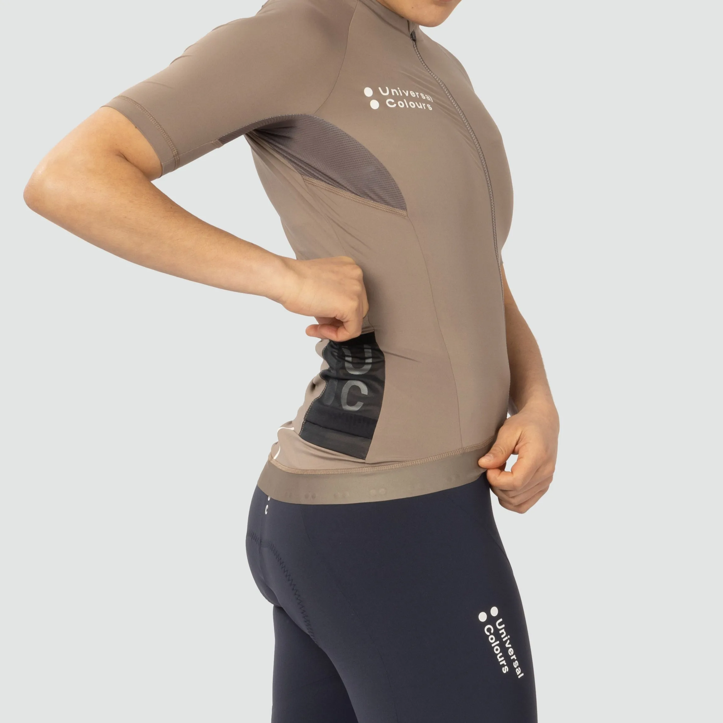 Mono Womens Short Sleeve Jersey - Portobello Grey