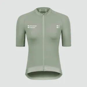 Mono Womens Short Sleeve Jersey - Sage Grey