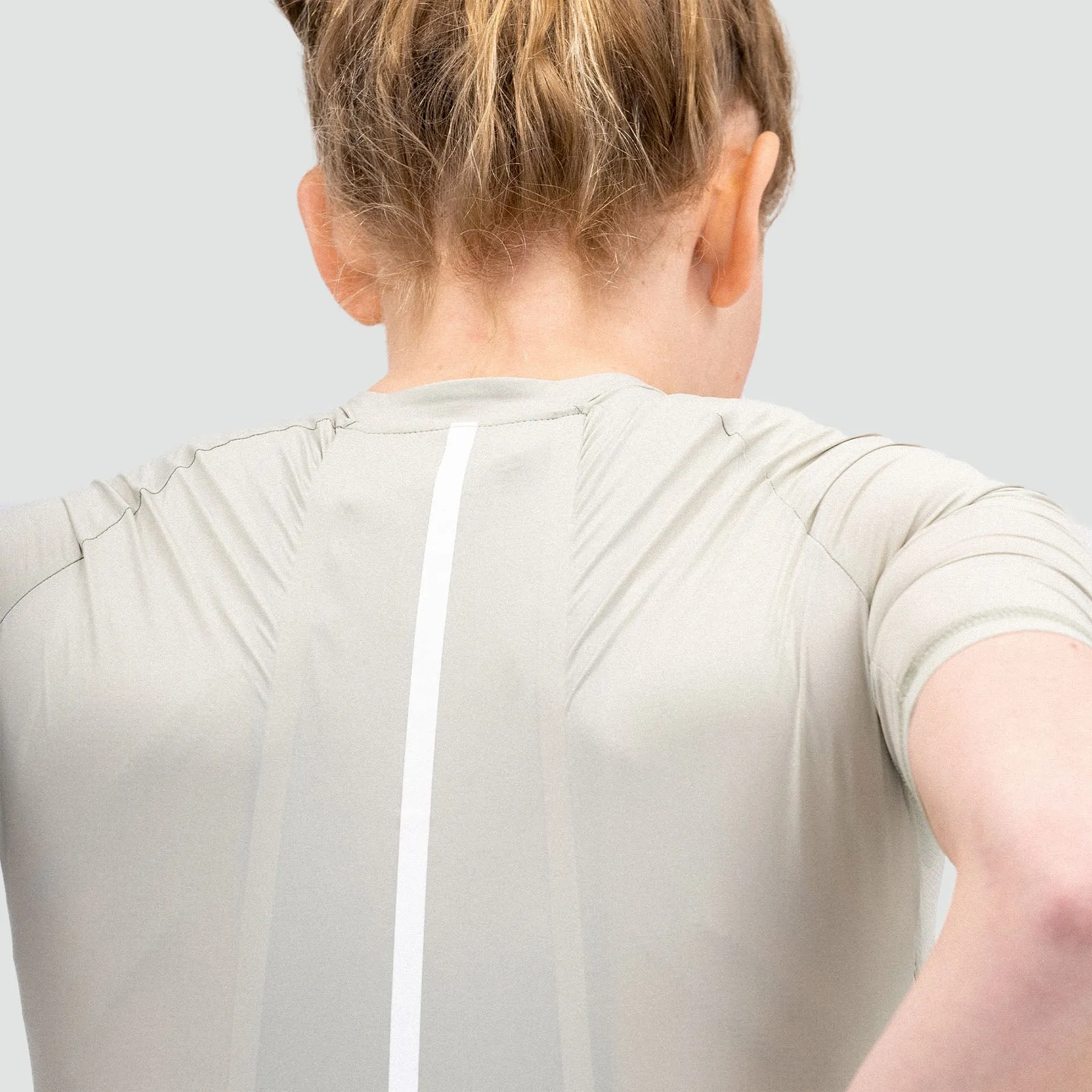 Mono Womens Short Sleeve Jersey - Sage Grey