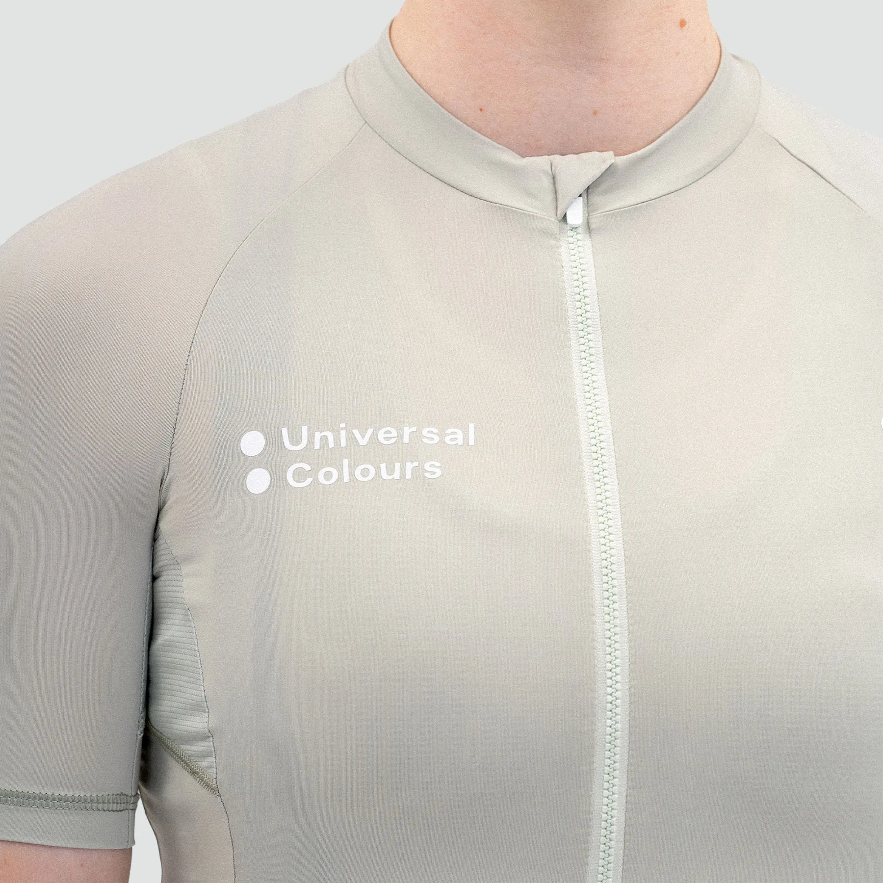 Mono Womens Short Sleeve Jersey - Sage Grey