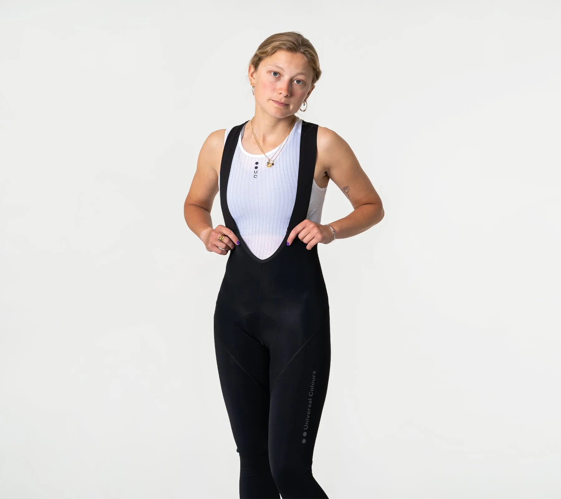 Mono Womens Thermal Bibtight - Black
