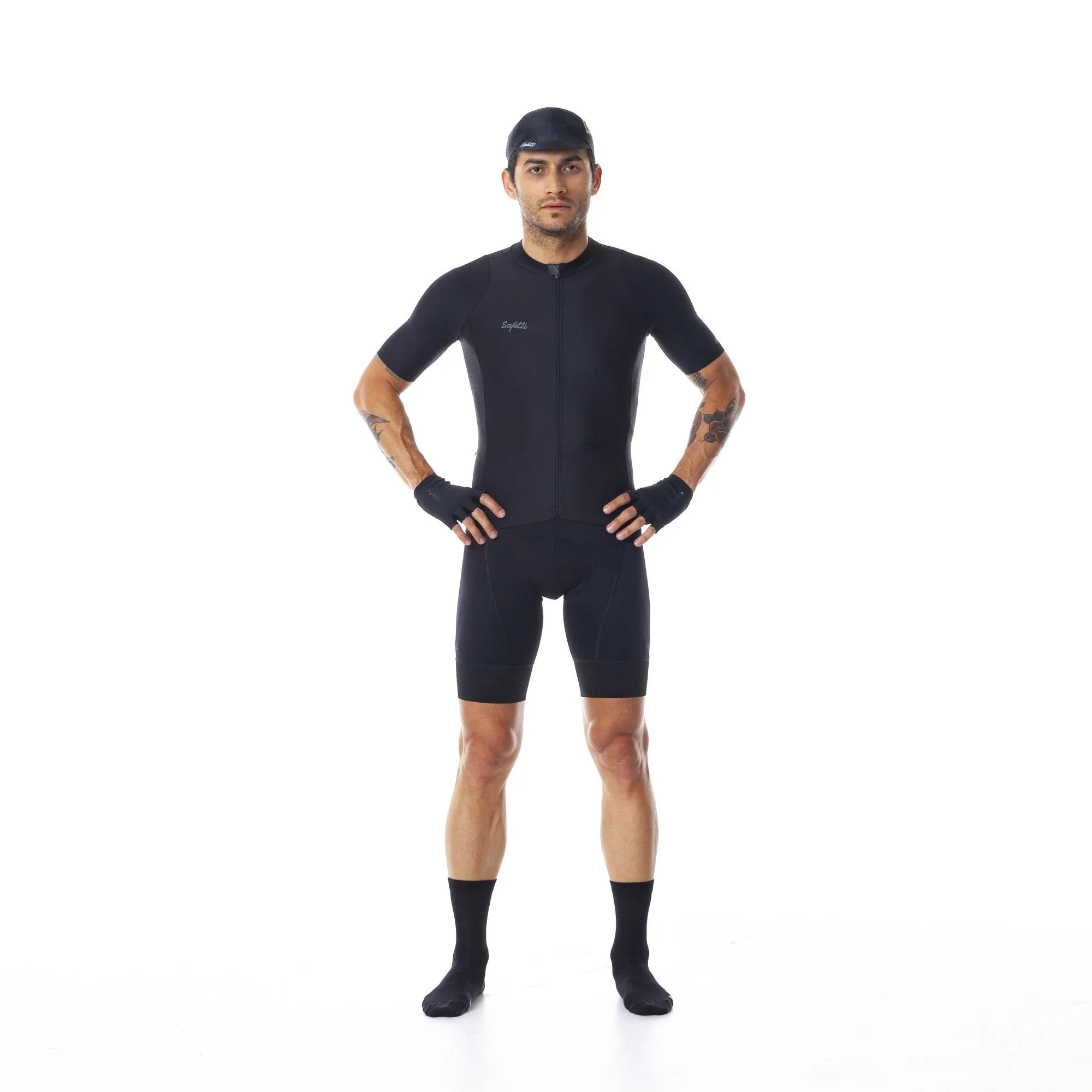 Monument II - Verona Nero - Short Sleeve Jersey. Men