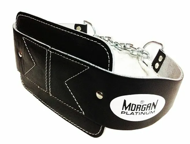 Morgan Platinum Leather Dipping Belt