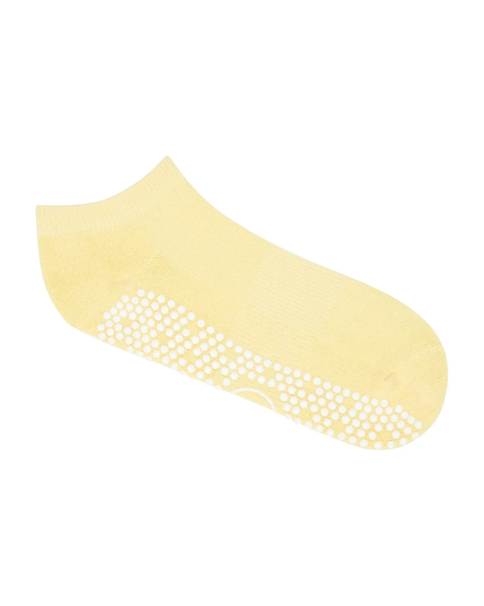 Move Active Classic Low Rise Grip Socks - Limoncello