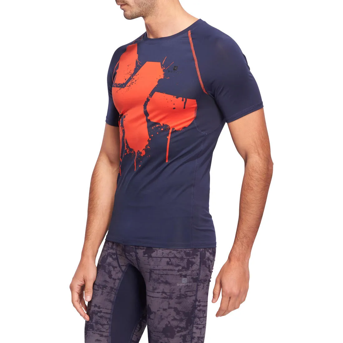 Muscle  Bodybuilding Compression T-Shirt -  Print
