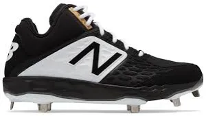 NB Mid Metal Cleats Black M3000BK4