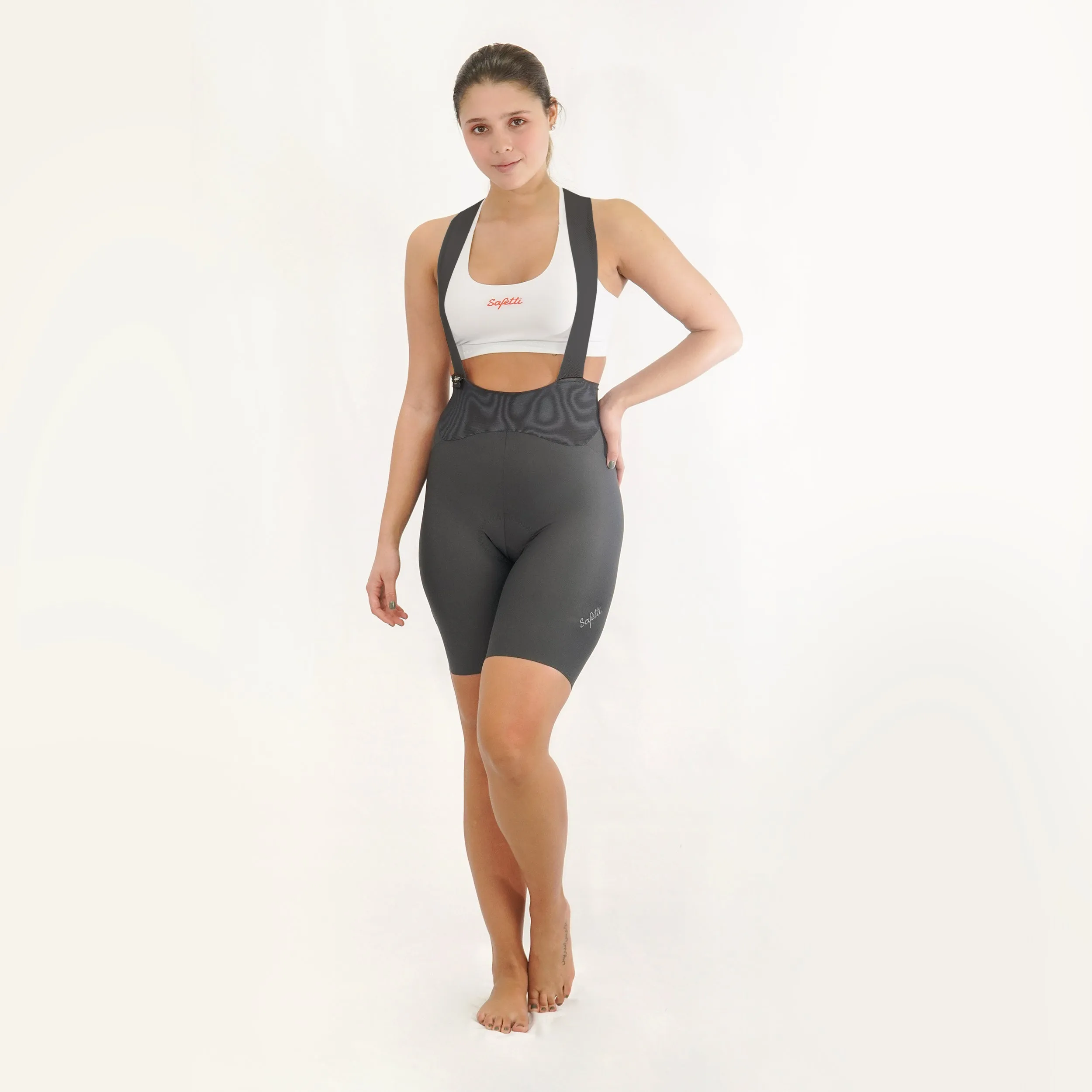 NC - Toscana 2.0 - Grigio Cycling Bib shorts. Women