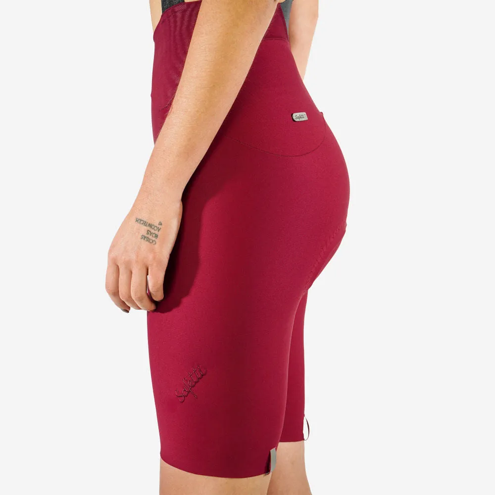 NC - Toscana 2.0 - Terracotta Cycling Bib shorts. Women