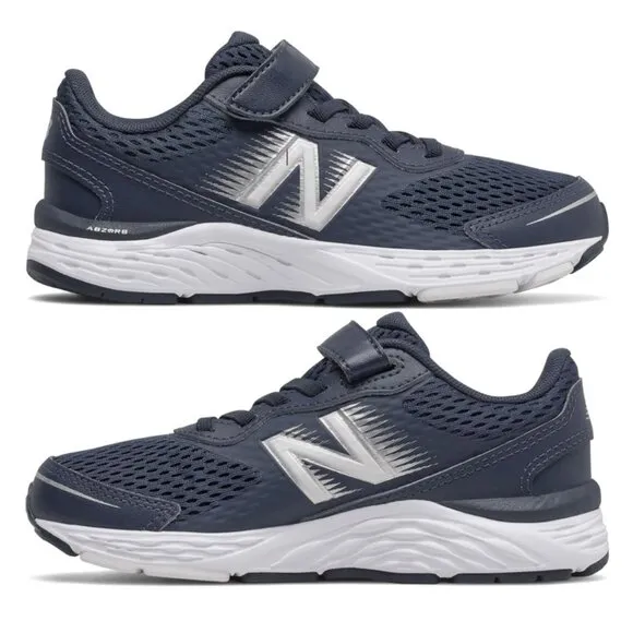 NIB 12.5 X-Wide Little Boys, 680 V6 Velcro Hook &amp; Loop Running Shoe, New Balance