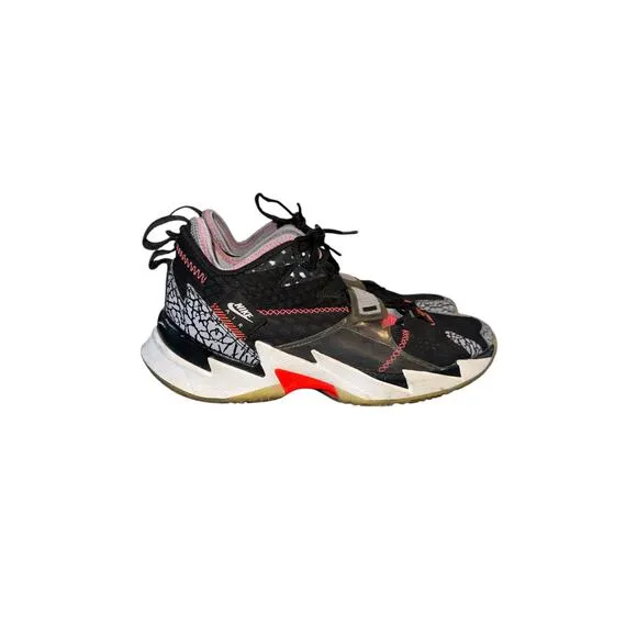 Nike Air Jordan why not Zer0.3 black cement mens sz 10.5 RARE