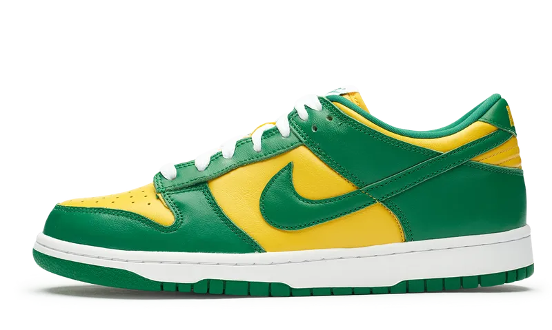 Nike Dunk Low SP Brazil 2020 Green Yellow (CU1727-700) Men's Size 5-13